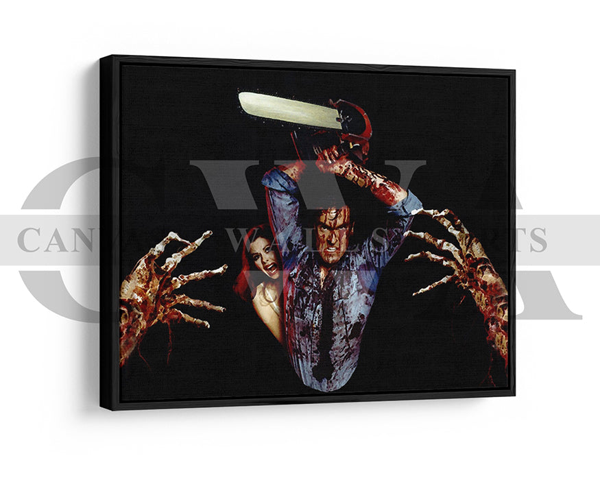 Ash vs Evil Dead Canvas Wall Art Abstract Movie Poster Print