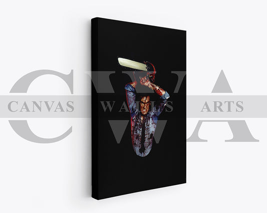 Ash vs Evil Dead Canvas Wall Art Abstract Movie Poster Frame