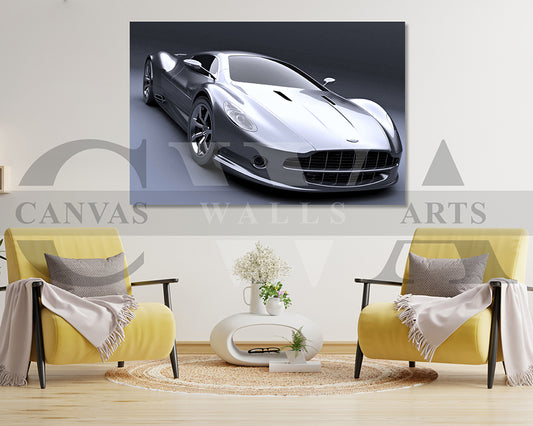 Aston Martin AMV10 Canvas Wall Art Car Poster Print