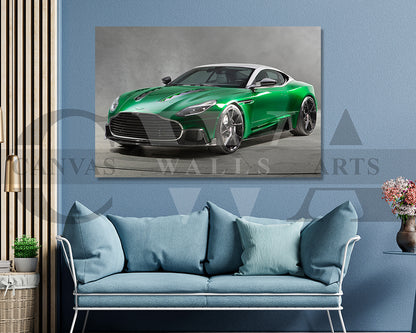Aston Martin DB11 Canvas Wall Art Car Poster Print
