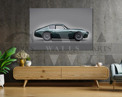 Aston Martin DB4 Canvas Wall Art Car Poster Print