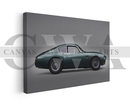 Aston Martin DB4 Canvas Wall Art Car Poster Print