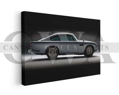 Aston Martin DB5 Canvas Wall Art Car Poster Print