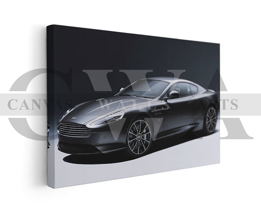 Aston Martin DB9 Canvas Wall Art Sport Car Poster Print