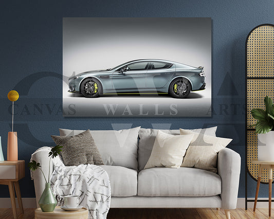 Aston Martin Rapide AMR Canvas Wall Art Car Poster Print