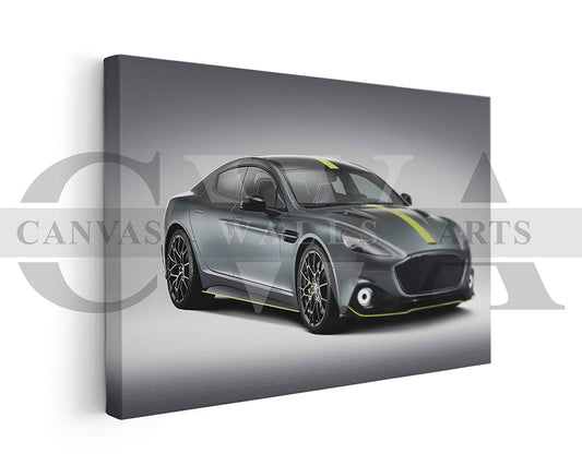 Aston Martin Rapide AMR Canvas Wall Art Car Poster Print