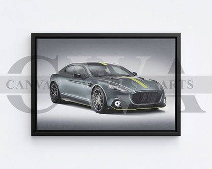 Aston Martin Rapide AMR Canvas Wall Art Car Poster Print