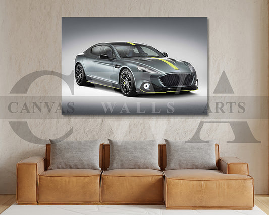 Aston Martin Rapide AMR Canvas Wall Art Car Poster Print