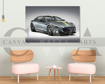 Aston Martin Rapide AMR Canvas Wall Art Car Poster Print