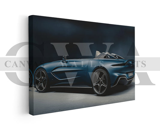 Aston Martin V12 Speedster Canvas Wall Art Car Poster Print