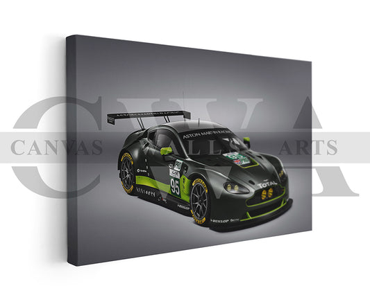 Aston Martin V8 Vantage Canvas Wall Art Sports Car Print