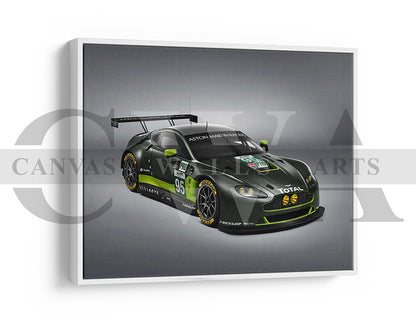 Aston Martin V8 Vantage Canvas Wall Art Sports Car Print