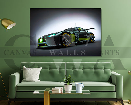 Aston Martin V8 Vantage Canvas Wall Art