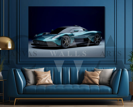 Aston Martin Valhalla Canvas Print Car Wall Art