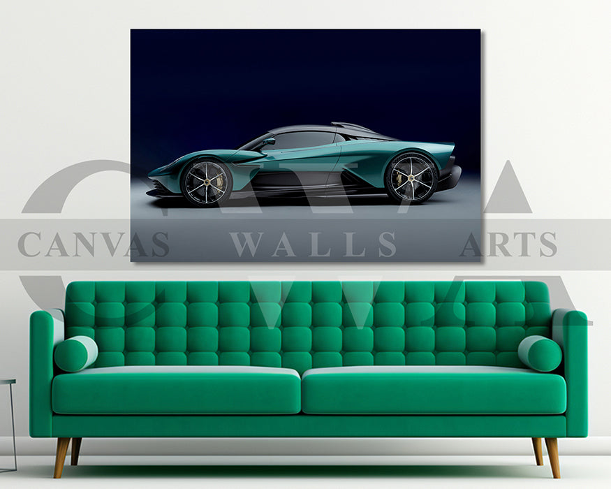 Aston Martin Valhalla Canvas Wall Art Car Poster Print
