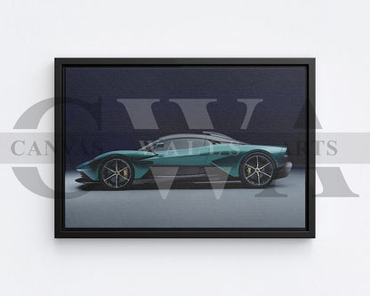 Aston Martin Valhalla Canvas Wall Art Car Poster Print