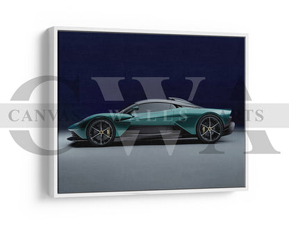Aston Martin Valhalla Canvas Wall Art Car Poster Print