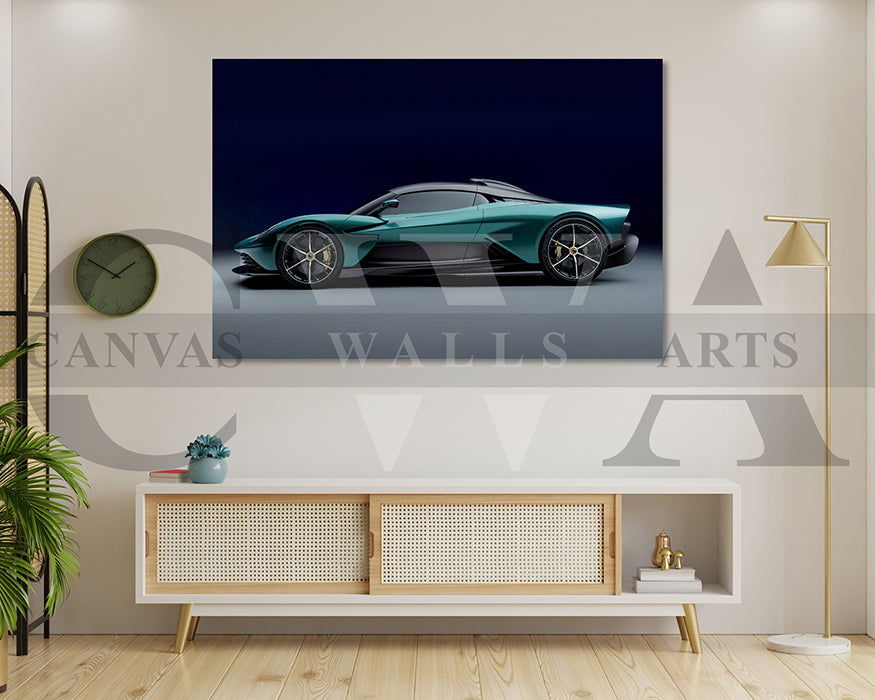 Aston Martin Valhalla Canvas Wall Art Car Poster Print
