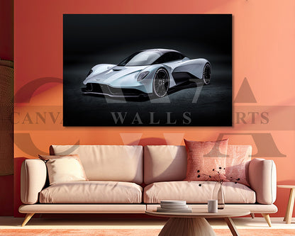 Aston Martin Valhalla Car Canvas Wall Art