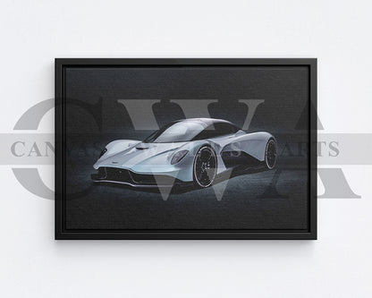 Aston Martin Valhalla Car Canvas Wall Art