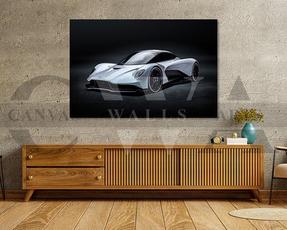 Aston Martin Valhalla Car Canvas Wall Art