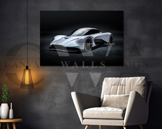 Aston Martin Valhalla Car Canvas Wall Art