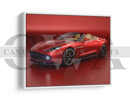 Aston Martin Vanquish Canvas Print Car Wall Art