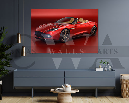 Aston Martin Vanquish Canvas Print Car Wall Art