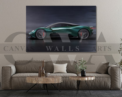 Aston Martin Vanquish Canvas Wall Art Car Poster Print