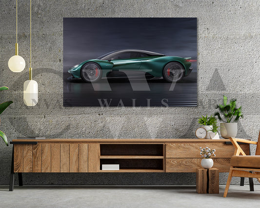 Aston Martin Vanquish Canvas Wall Art Car Poster Print