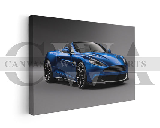 Aston Martin Vanquish Car Canvas Wall Art