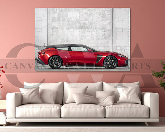 Aston Martin Vanquish Zagato Car Canvas Wall Art