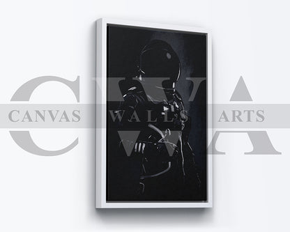 Astronaut Character Canvas Wall Art