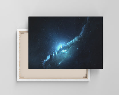 Atlantis Nebula Canvas Wall Art Galaxy Canvas Print