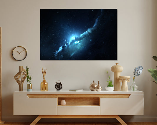 Atlantis Nebula Canvas Wall Art Galaxy Canvas Print