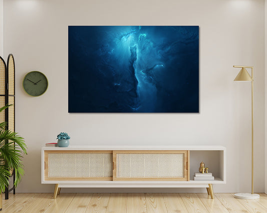 Atlantis Nebula Galaxy Canvas Wall Art