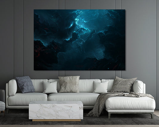 Atlantis Nebula Galaxy Canvas Wall Arts