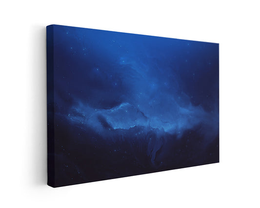 Atlantis Nebula Canvas Wall Art Galaxy Poster Print