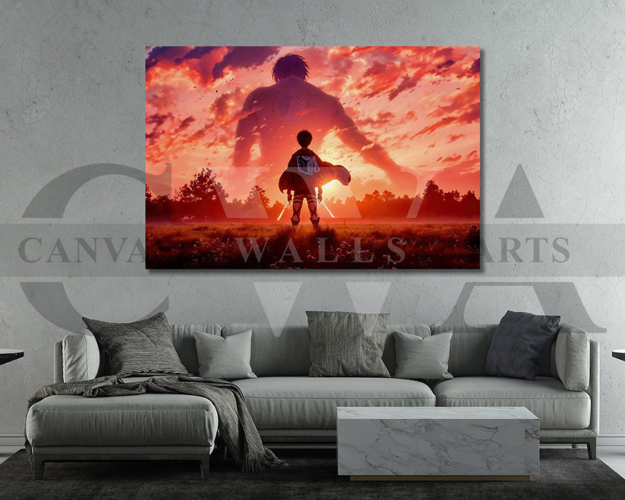 Attack On Titan Canvas Wall Art