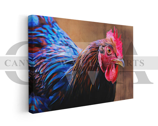 Australorp Chicken Canvas Wall Art Bird Poster Print