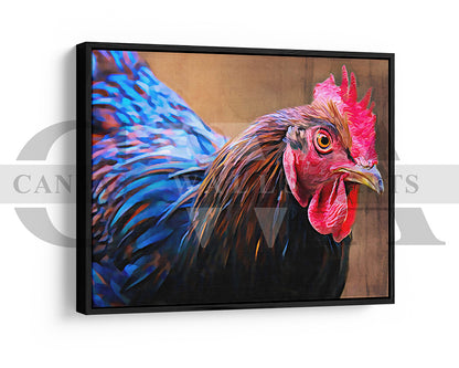 Australorp Chicken Canvas Wall Art Bird Poster Print