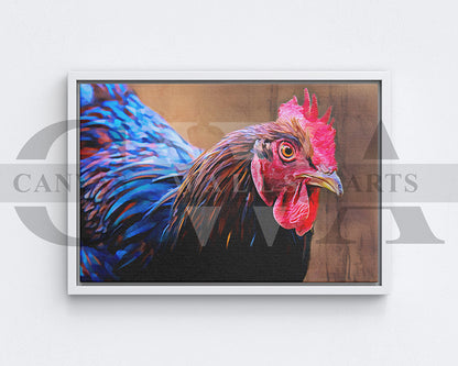 Australorp Chicken Canvas Wall Art Bird Poster Print