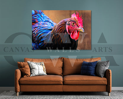 Australorp Chicken Canvas Wall Art Bird Poster Print