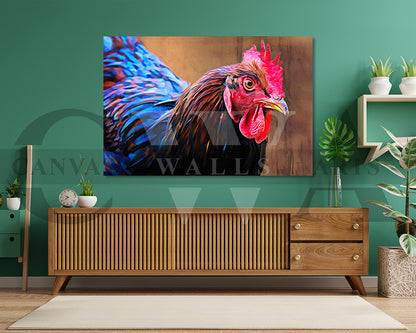 Australorp Chicken Canvas Wall Art Bird Poster Print
