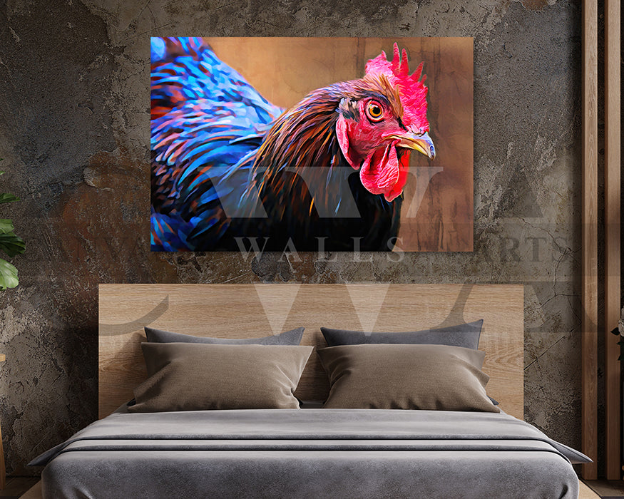 Australorp Chicken Canvas Wall Art Bird Poster Print