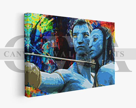 Avatar Canvas Wall Art Abstract Movie Poster Frame