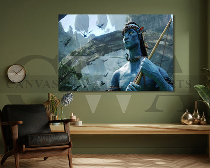 Avatar Canvas Wall Art Abstract Movie Poster Print
