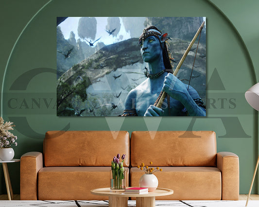 Avatar Canvas Wall Art Abstract Movie Poster Print
