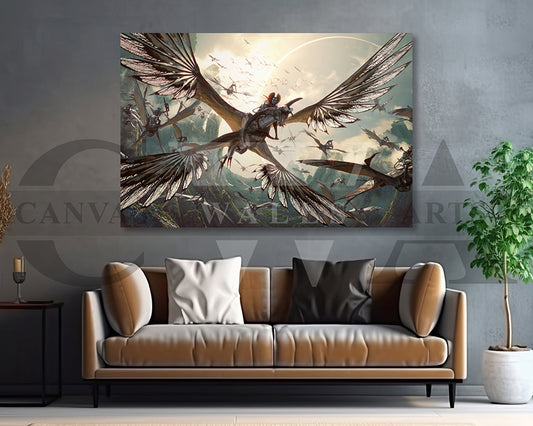 Avatar Fire And Ash Canvas Wall Art