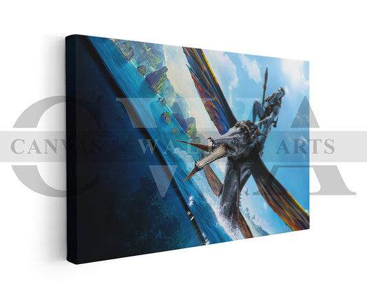 Avatar Way of Water Wall Art Canvas Frame Ready to Hang